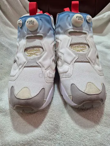 White Reebok Instapump Fury sneakers
