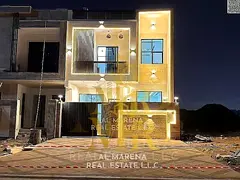 Freehold Villa for Sale in Al Yasmeen, Ajman | 2 Floors + Roof | 4 Master Bedrooms