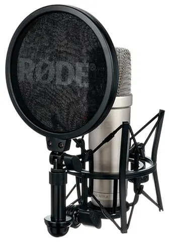 Rode NT1-A , Studio Condenser Microphone with Shock Mount & Pop Filter - Good Condition