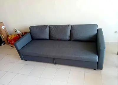 Comfortable 3 Seater Grey Sofa bed