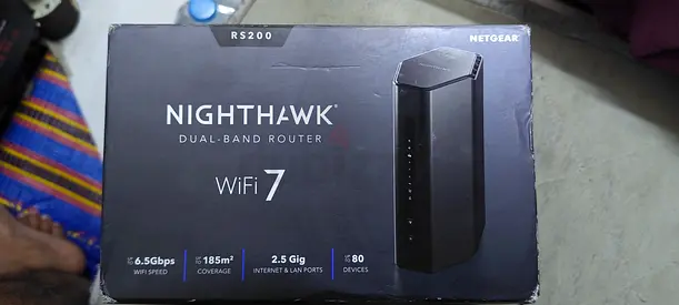 Netgear Nighthawk RS200 WiFi 7 Dual-Band Router - Brand New Box