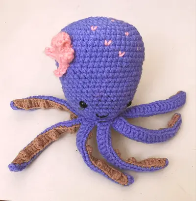 Handmade Crochet Amigurumi Octopus