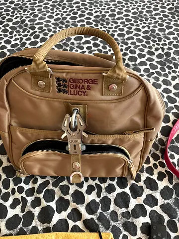 Beige George Gina & Lucy small tote/handbag, used