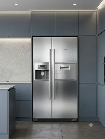 Bosch 90cm Side-by-Side Refrigerator & Freezer – Mini Bar | Ice Maker | Premium Design