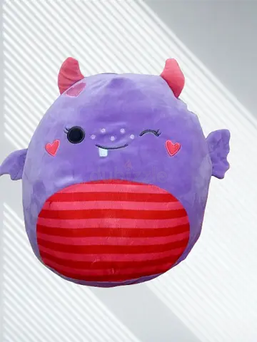 Squishmallows Atwater the Monster:Wooden Alphabet Abacus ya Alphabet Learning Frame hai.