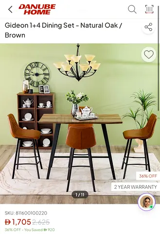 Rush Sale: Used Dining Set (from Danube Homes)