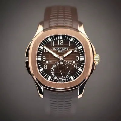 Patek Philippe Aquanaut 5164R Rose gold 1:1 Clone With Box and Card
