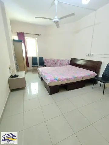 Monthly Studio Flat Furnished Central AC Separate Kitchen Rent 1700