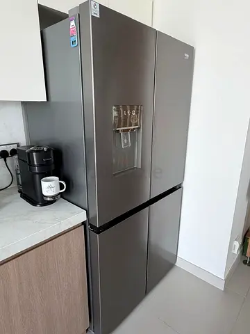 Beko 4-Door Frost Free Refrigerator with Water Dispenser - Good Condition. 624 Litres capacity.