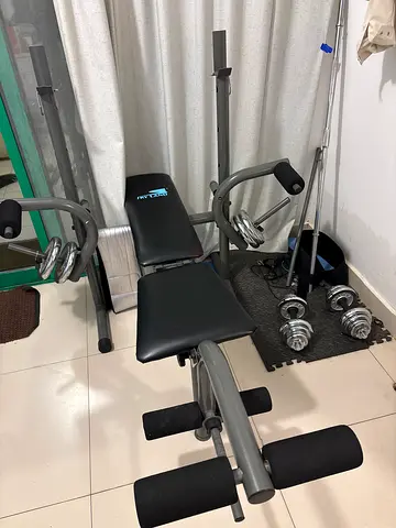 Home workout Bench press