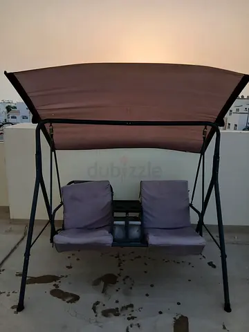 Outdoor 2-seater Patio Swing with Canopy, used
