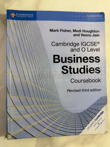 Year 10/11- Cambridge IGCSE and O Level Business Studies Coursebook - 2026