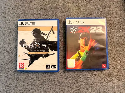 Ghost of Tsushima Director's Cut Ps5 (UAE Version) & WWE 2K23 PS5 (UAE Version) - 2 Games Bundle