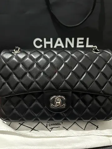 Chanel double flap SHW