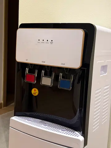 Hot and Cold Water Dispenser - White/Black, working condition