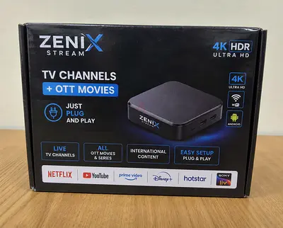 TV Set-Top Box 4K HDR Android TV Box - Live TV Channels And OTT 1Year Subscription (Free Home Setup)