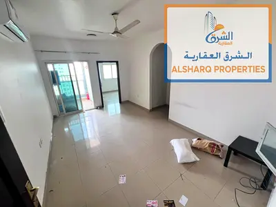 One bedroom and living room, master bedroom, 2 bathrooms, balcony with open view, easy access to Sharjah and Dubai