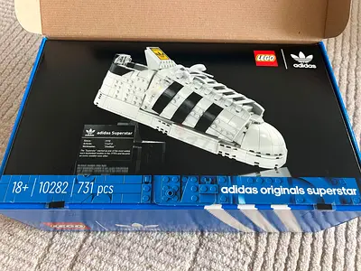 Lego Adidas Originals Superstar 10282 Building Kit; Build And Display The Iconic Sneaker