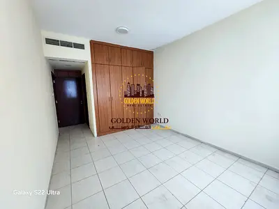 2-bedroom apartment in Al Taawun with a spacious balcony, master bedroom, 2 bathrooms, free AC, built-in wardrobes, gym and pool. AED 48K.