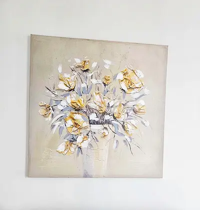 WALL DECOR HAND PAINTED CANVAS