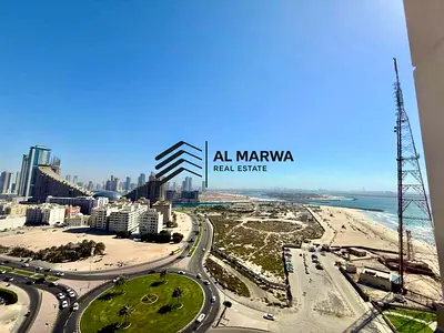 Private Beach || Luxurious 3BR + Maids Room || Chiller Free || Parking Free || All Amenities Free