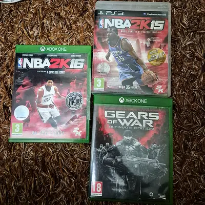 Gears of War: Ultimate Edition and NBA 2K16 for Xbox One 3Pcs total