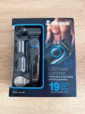 Shinon 5-in-1 Electric Trimmer — Beard, Face & Body Grooming (Unused)