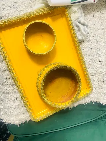 Mehndi tray function