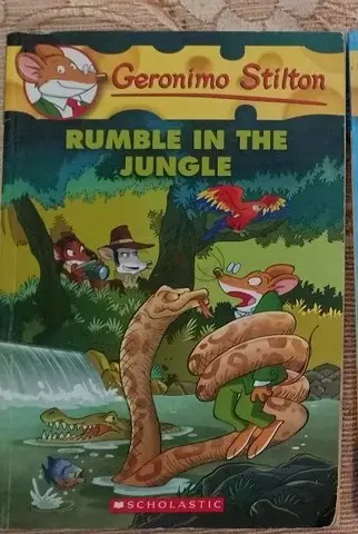 Geronimo Stilton Rumble in the Jungle Paperback Book