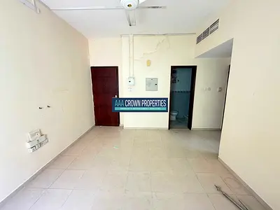 Sentral ac one Bhk apartment family building prime location in Yermook Sharjah