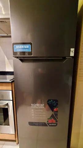 Large Fridge 375L gross capacity, silent, NO FROST, Double Door only few months still in warranty