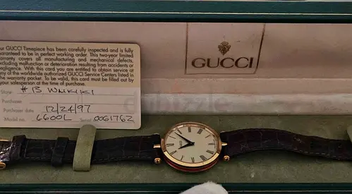 Gucci vintage watch for man