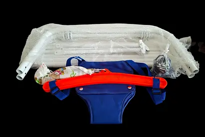 Baby Bouncer with Foldable Stand Set