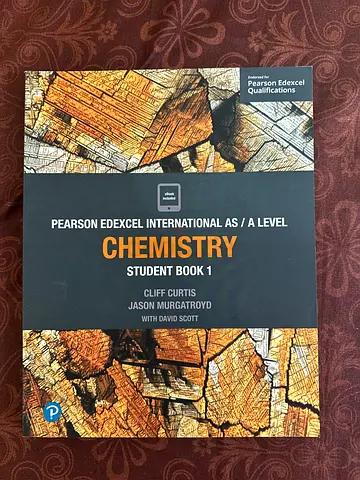 Pearson Edexcel International AS / A Level Chemistry Student Book 1