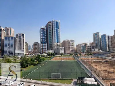 Spacious 3 bedroom hall with maids room / close to Safia park buhaira cornchise Al Majaz3 area