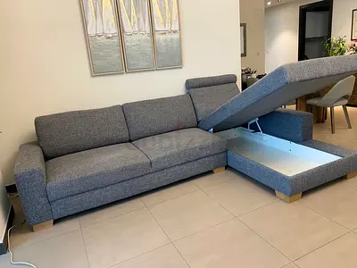 Ikea Sorvallen L shape sofa and storage
