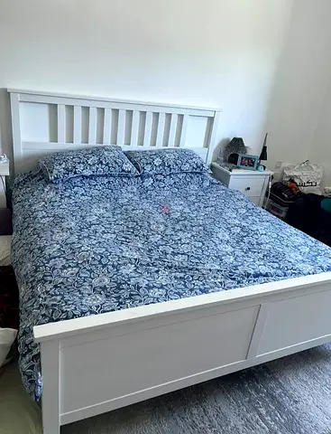 IKEA Hemnes bed with mattresses in perfect condition