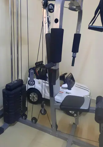 Home multi-gym station with weight stack - good working condition