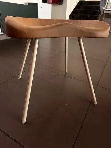 Vita Tabouret 307- Wooden Bench with Metal Legs