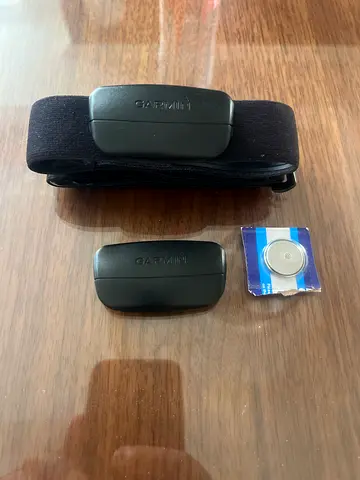 Garmin HRM heart rate monitor strap with spare battery