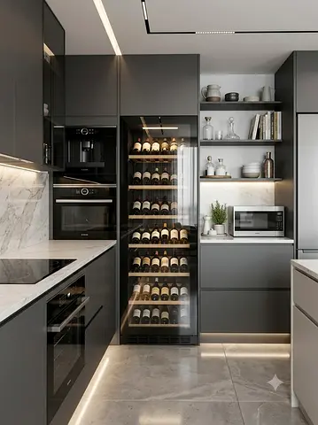 Vestfrost Black Series Wine Fridge – 197 Bottle Capacity | Dual Temperature | Premium Design