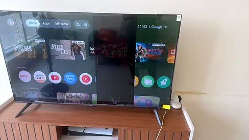 Xioami 55 inch Smart LED TV - Good Working Condition screen damaged