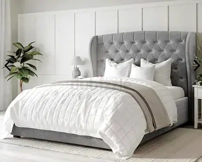 Brend New Luxury Queen size 160x200 Bed with spring Matress Available