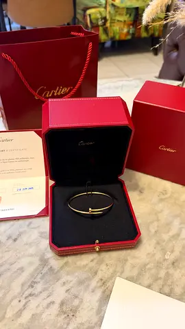 Cartier juste clou bracelet size 18 small model