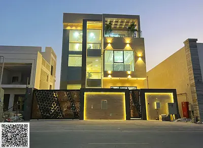 Modern luxury villa for sale in Ajman | 6 master bedrooms | Freehold | Ready to move in