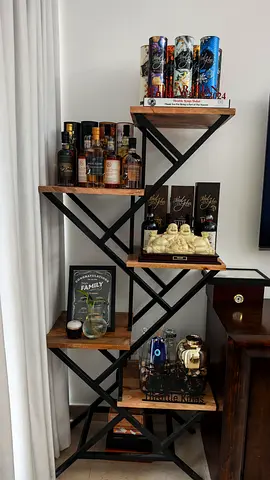 Solid Wood Book Shelf/Bar set of 2 pcs