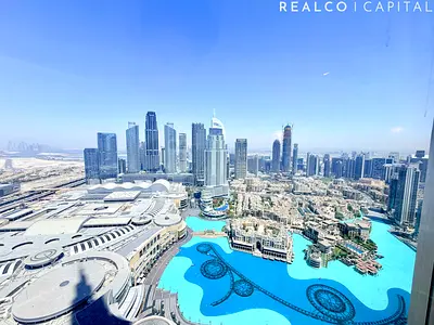 Burj Khalifa - 2 Bed Premium Apartment| Full Fountain View | UnFurnished | Ready to Move-In