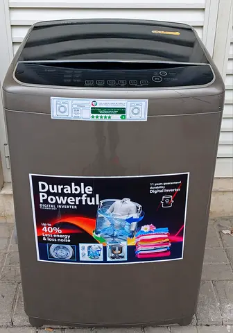 LG topload 17kg washing machine color gray condition is working good.