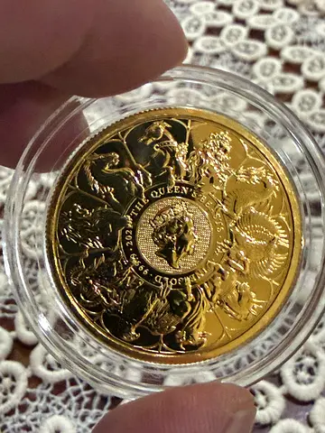 2021 GB - Queen’s Beasts Completer 1 Ounce Gold Bu