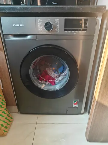 Nikai Front Load Washing Machine - 7kg, Grey, Good Working Condition